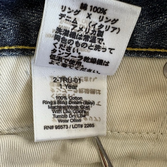 Y2K‎ Paper Denim & Cloth Flared Bootcut Jeans Med-Dark Wash Size 31 Low-Rise - Picture 11 of 11